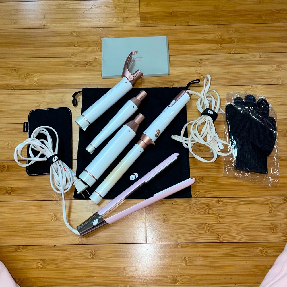 T3 Bundle : Flat Iron + Curling Irons/Wands